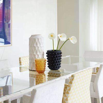 Mossi XXL Vase Black Crystal Lalique