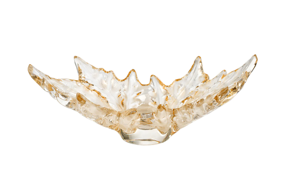 Champs-Élysées Grand Bowl Gold Luster Crystal Lalique