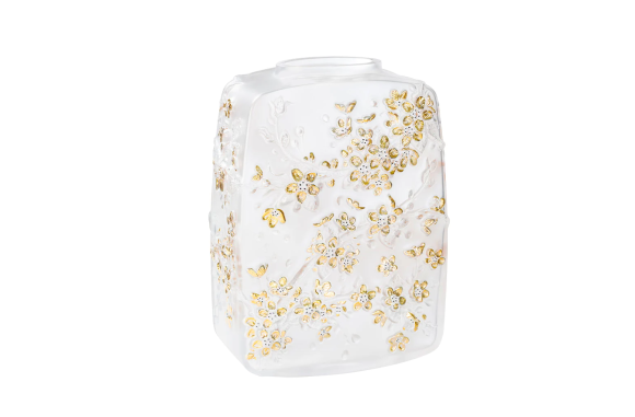 Fleurs De Cerisier Vase Lalique