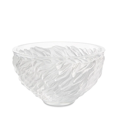 Fourrure Bowl Clear Crystal Lalique