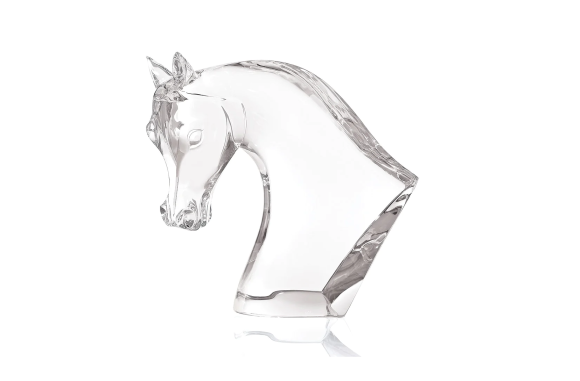 Horse's Head Sculpture Lalique