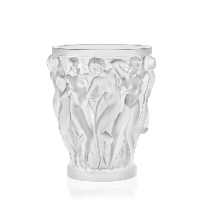 Bacchantes Vase Clear Crystal Lalique