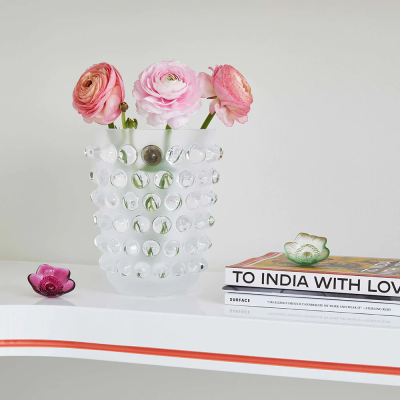 Mossi Vase Clear Crystal Lalique
