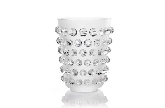 Mossi Vase Clear Crystal Lalique