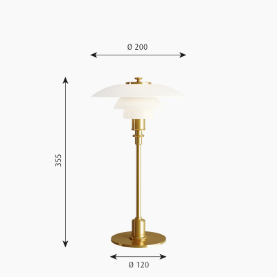 PH 2/1 Table Louis Poulsen