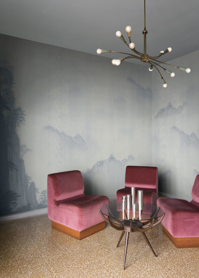 Foggy landscape Londonart