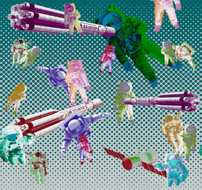 How high the moon Londonart