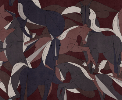 Murgese horses Londonart