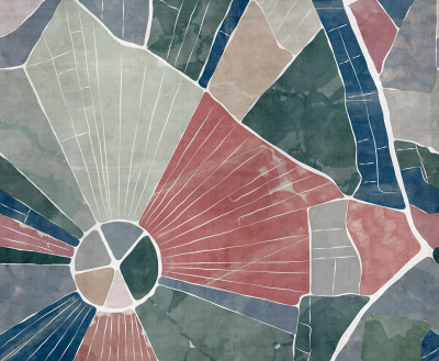 Above the fields Londonart