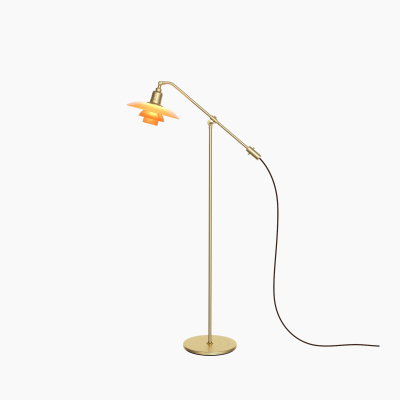 PH 3/2 Amber Coloured Glass Floor Louis Poulsen