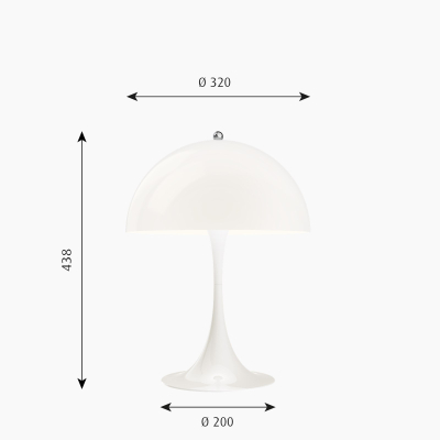 Panthella Table 320 Louis Poulsen