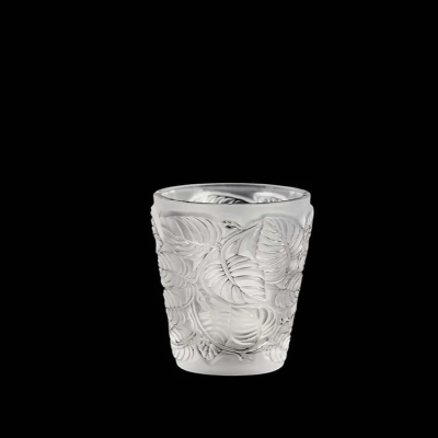 Feuilles Votive Clear Crystal Lalique