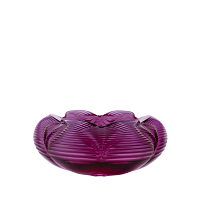 Fontana Bowl Fuchsia Crystal Lalique & Zaha Hadid