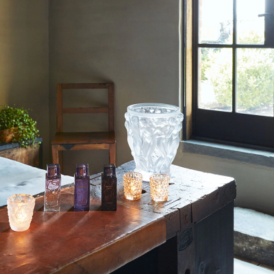 Bacchantes Grand Vase Clear Crystal Lalique