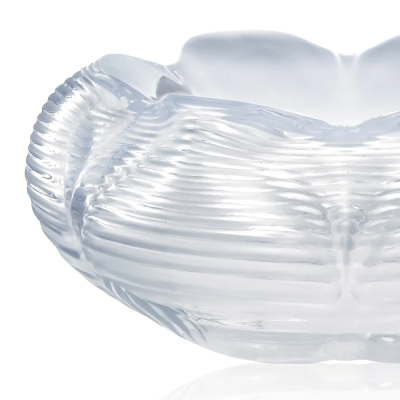 Fontana Bowl Clear Crystal Lalique & Zaha Hadid