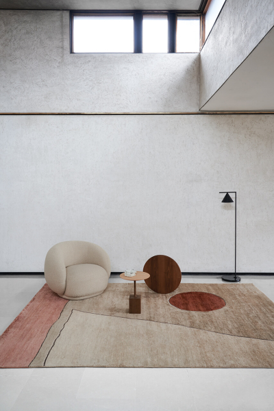 Ritagli Red Brick Rose Amini Carpets