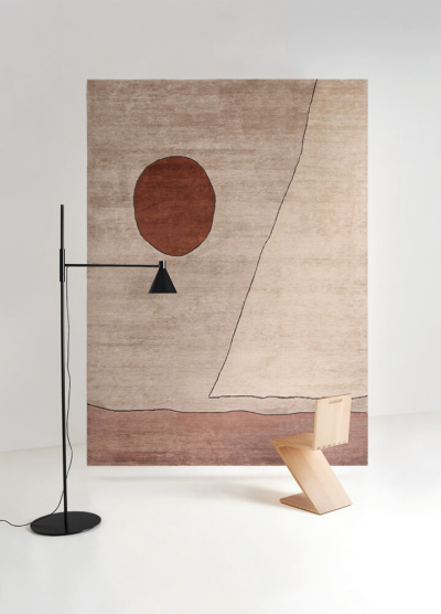 Ritagli Red Brick Rose Amini Carpets