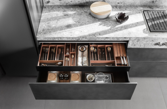 Walnut Drawers Accessories Molteni&C