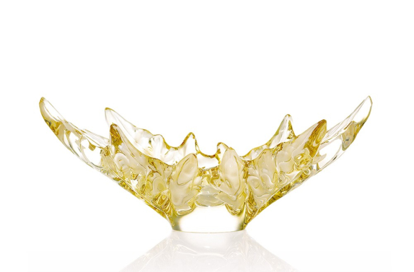 Champs-Élysées Bowl Gold Luster Crystal Lalique