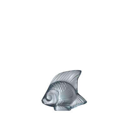 Fish Sulpture Persepolis Blue Crystal Lalique