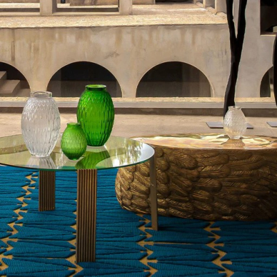 Plumes Large Vase Clear Crystal Lalique