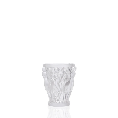 Bacchantes Small Vase Clear Crystal Lalique