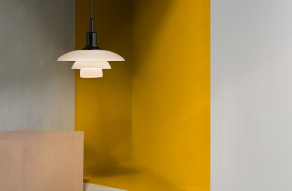 PH 3½-3 Glass Pendant Louis Poulsen