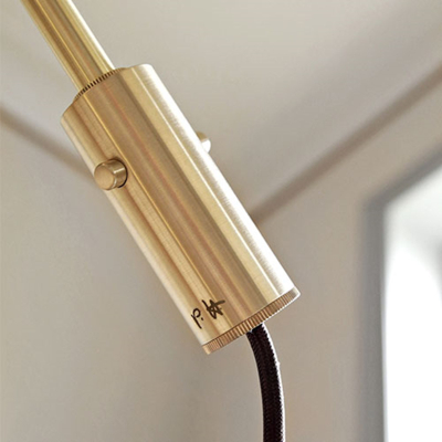 PH 3/2 Amber Coloured Glass Floor Louis Poulsen