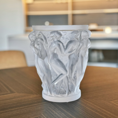 Bacchantes Grand Vase Clear Crystal Lalique