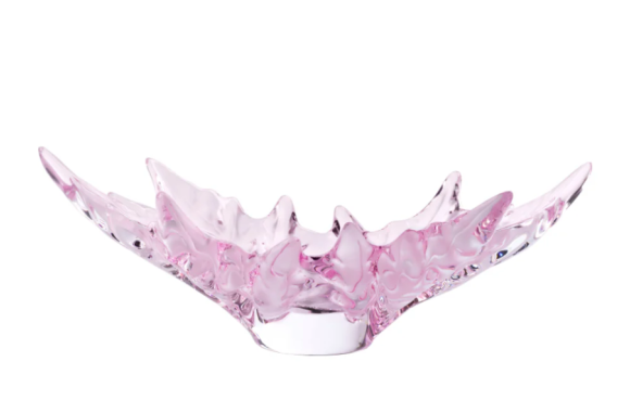 Champs-Élysées Bowl Pink Luster Crystal Lalique