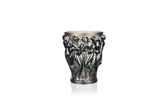 Bacchantes Small Vase Bronze Crystal Lalique