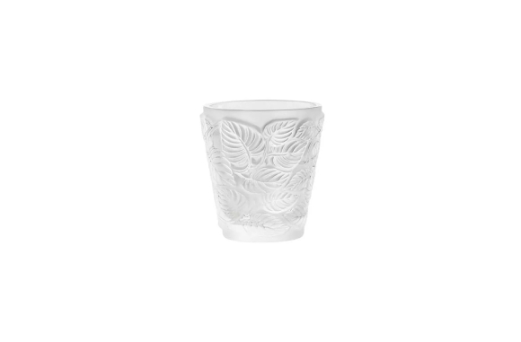 Feuilles Votive Clear Crystal Lalique